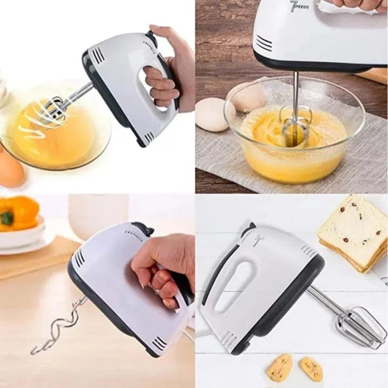 Kenwood KE-139 Hand Mixer Plus – 7 Speed Electric Beater with 180W Motor & Stainless Steel Whisks
