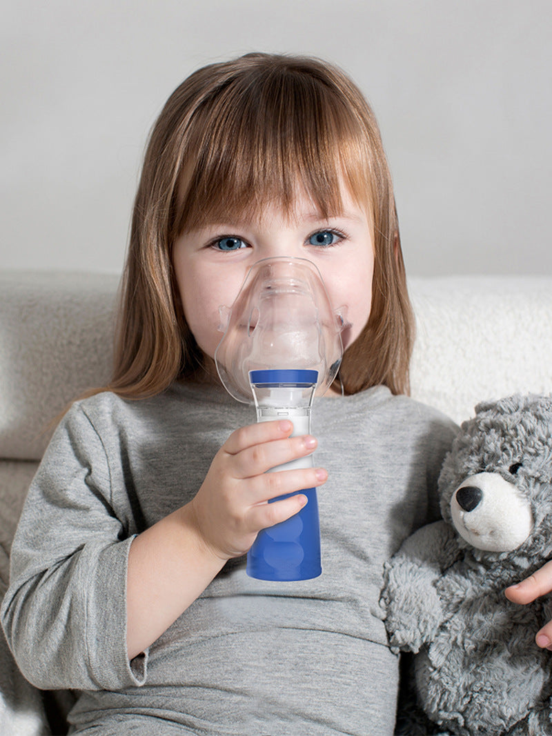 Portable Handheld Nebulizer – Mini Asthma Inhaler for Kids & Adults | Silent Mesh Atomizer