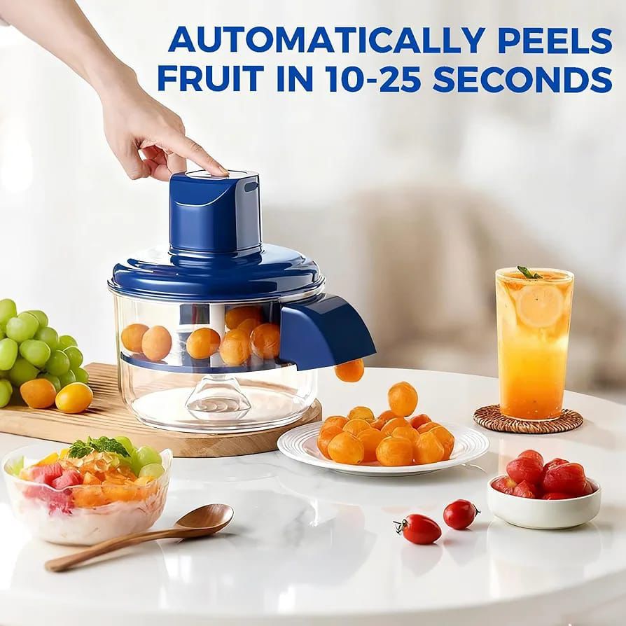 Automatic Electric Grape Peeler Machine – Hands-Free Fruit Skin Remover for Grapes & Berries | Quick & Effortless Fruit Prep Tool