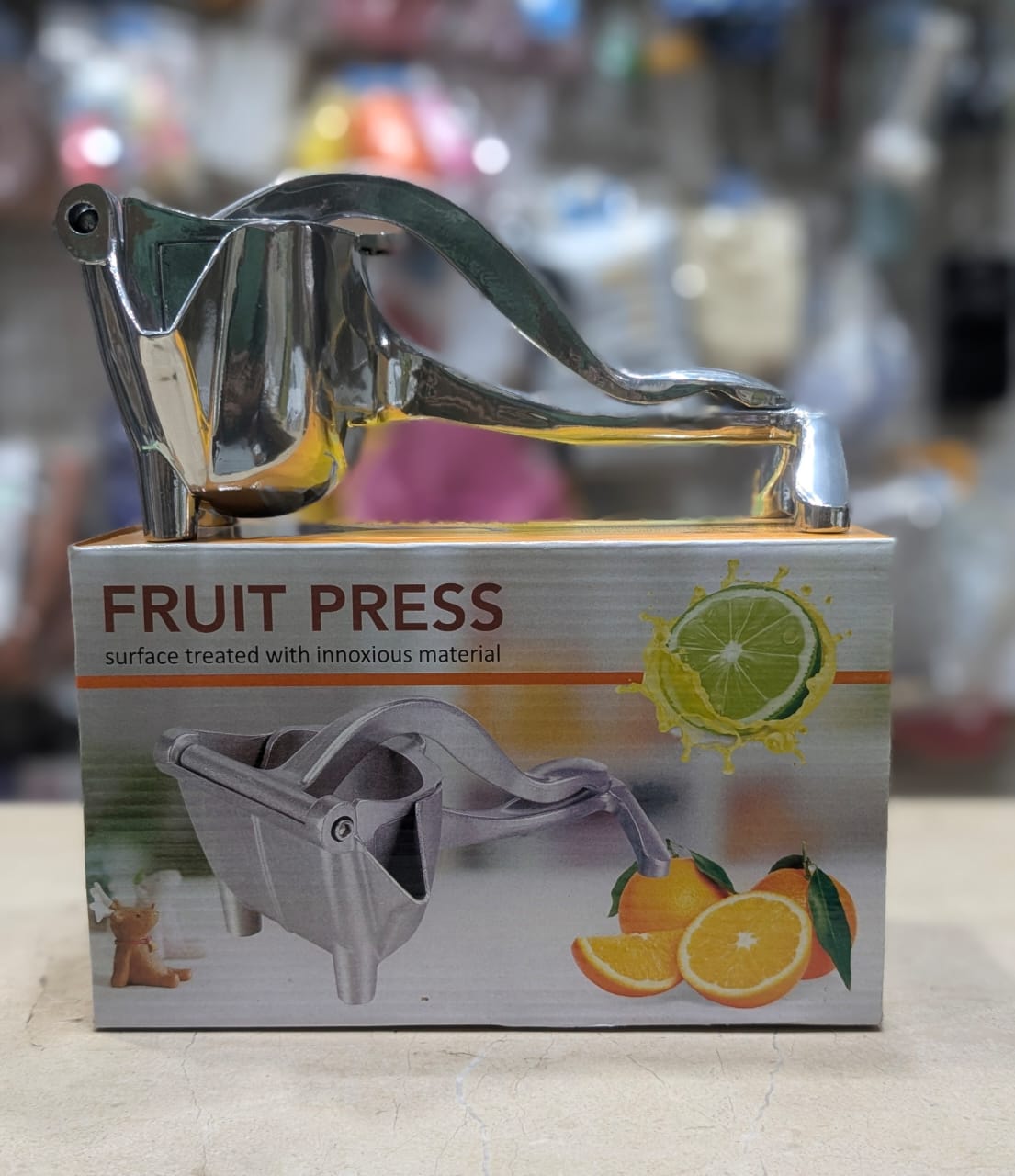 Premium Manual Stainless Steel Juice Press – Heavy-Duty Hand Juicer