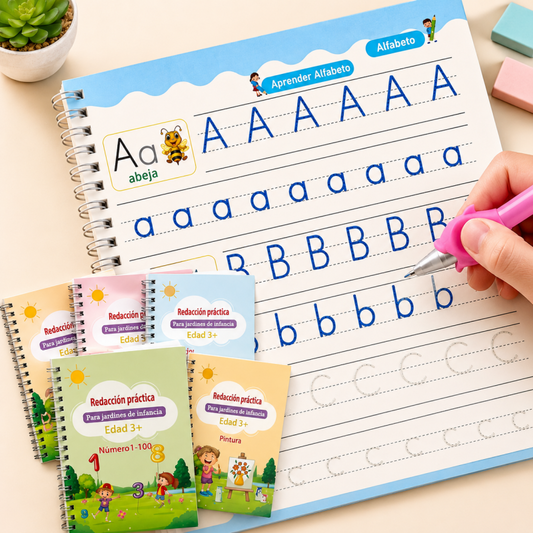 Sank Magic Practice Copybook for Kids – Reusable Handwriting & Learning Book Set