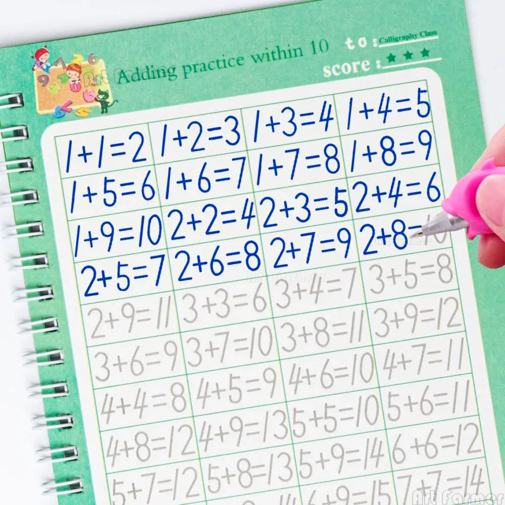 Sank Magic Practice Copybook for Kids – Reusable Handwriting & Learning Book Set