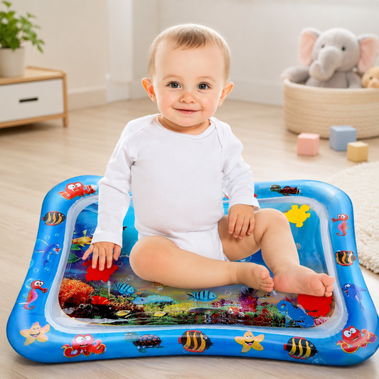 Baby Water Play Mat for Kids – Inflatable Tummy Time Activity Sensory Mat