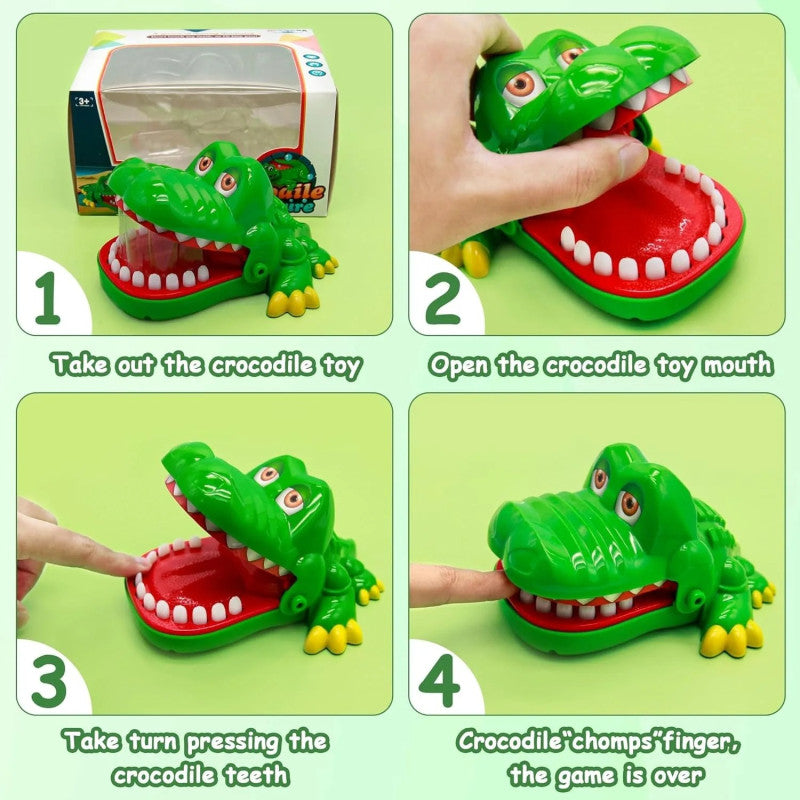 Crocodile Dentist Bite Game Toy for Kids – Funny Teeth Pressing Family Game