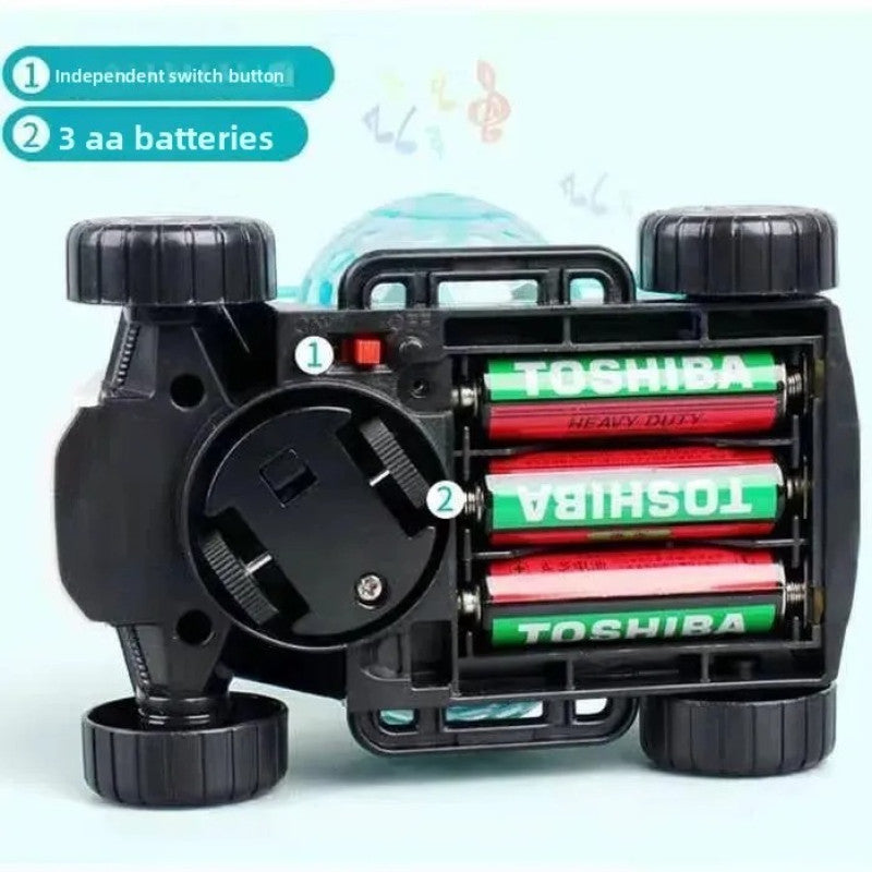 FUTURE 09 Musical Light Car Toy for Kids – 360° Universal Wheel Stunt Car