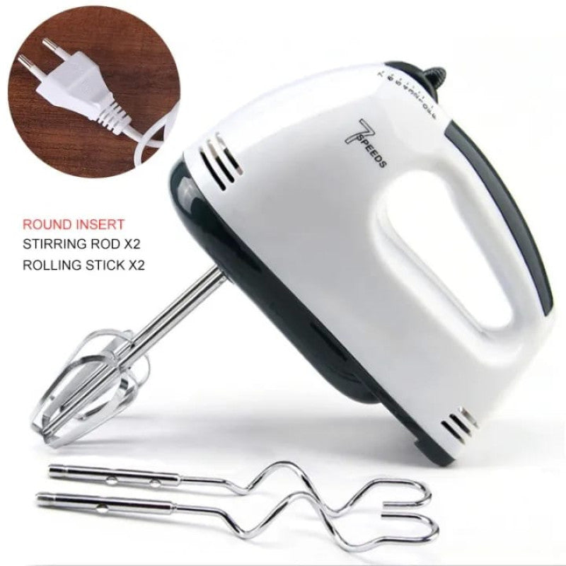 Kenwood KE-139 Hand Mixer Plus – 7 Speed Electric Beater with 180W Motor & Stainless Steel Whisks