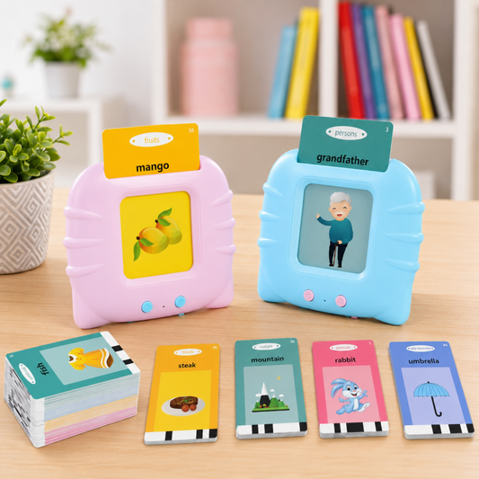 Martin Hub Talking Flash Cards for Kids – Montessori Educational Learning Toy