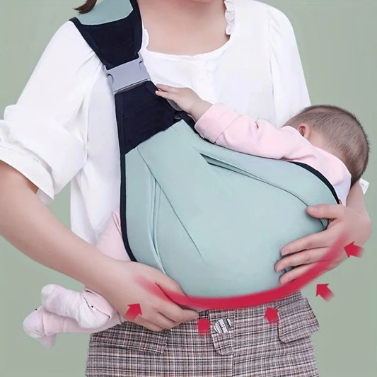 Adjustable Baby Carrier Sling – Comfortable Newborn Sealing Wrap for Moms & Infants