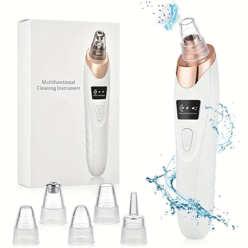 Rechargeable 5-in-1 Multifunctional Blackhead Remover & Pore Vacuum Cleaner