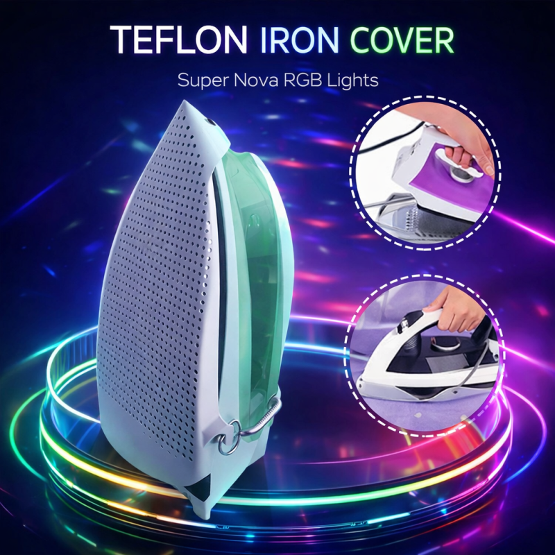Premium Teflon Iron Cover Protector – Non-Stick Heat Resistant Iron Shoe Plate Cover