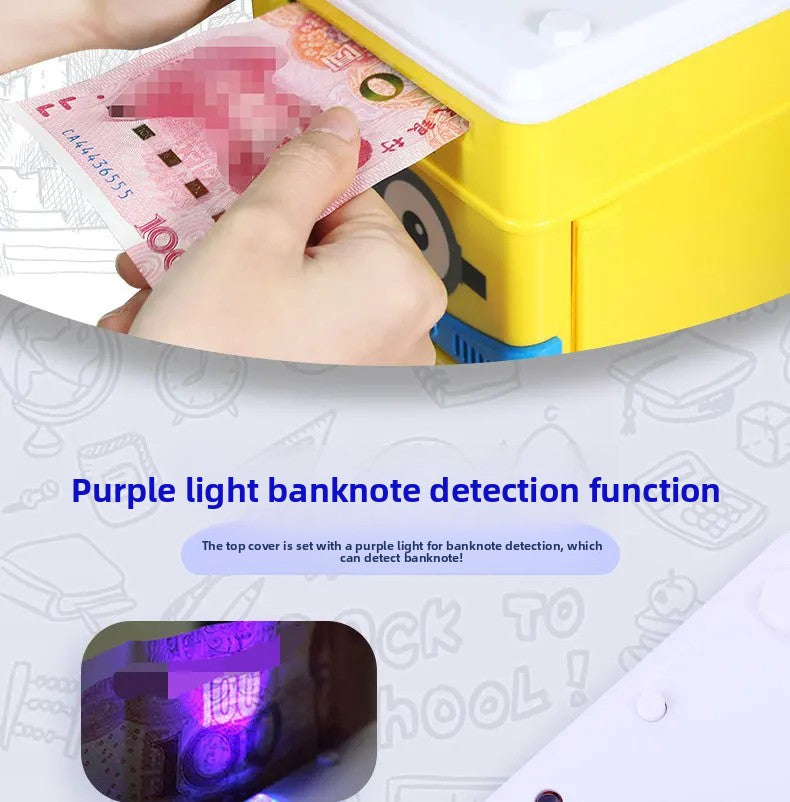 Cartoon ATM Password Piggy Bank for Kids –  Money Saving Box