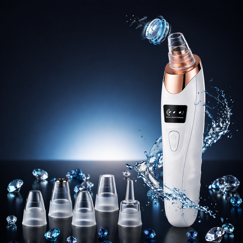 Rechargeable 5-in-1 Multifunctional Blackhead Remover & Pore Vacuum Cleaner